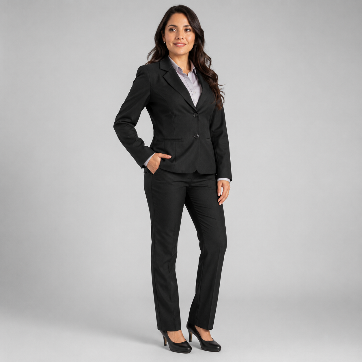 Conjunto formal con pantalón para dama