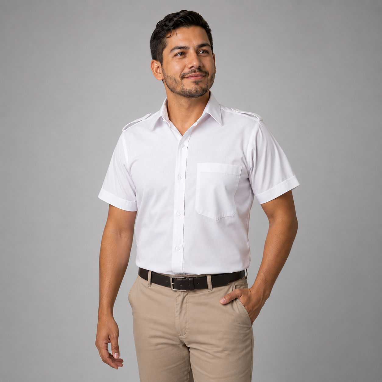 Camisa operativa manga corta