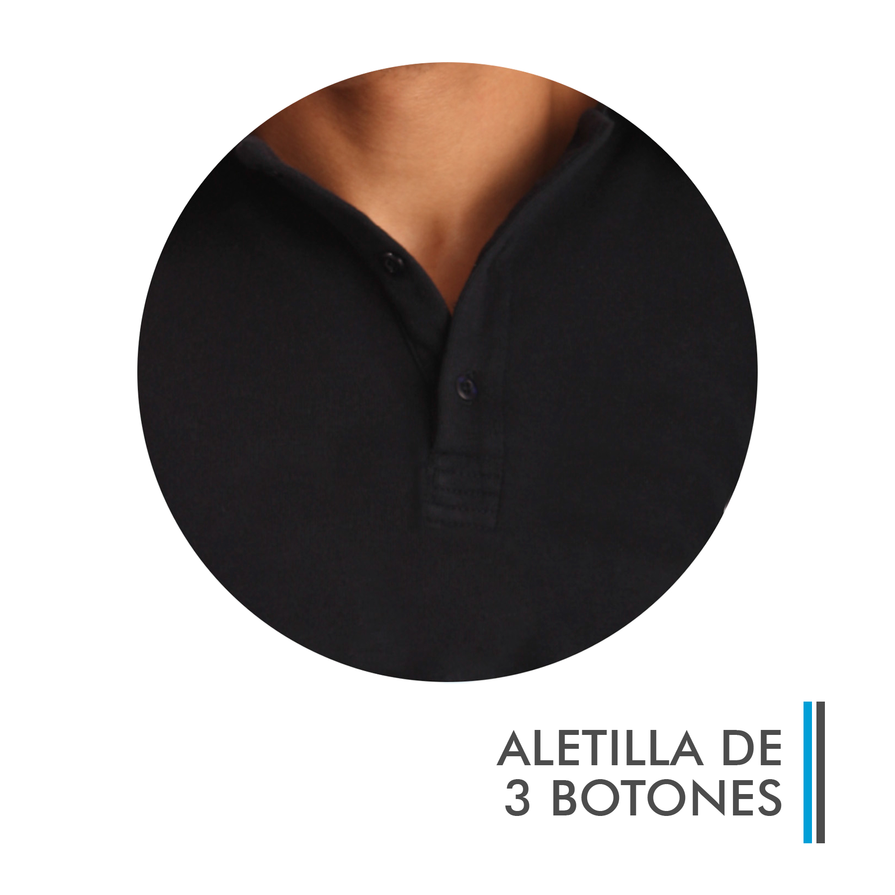 Playera tipo polo manga larga